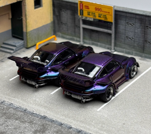 Load image into Gallery viewer, SW 1:64 Purple RWB 993 Racing Sports Classic Model Diecast Metal Car New
