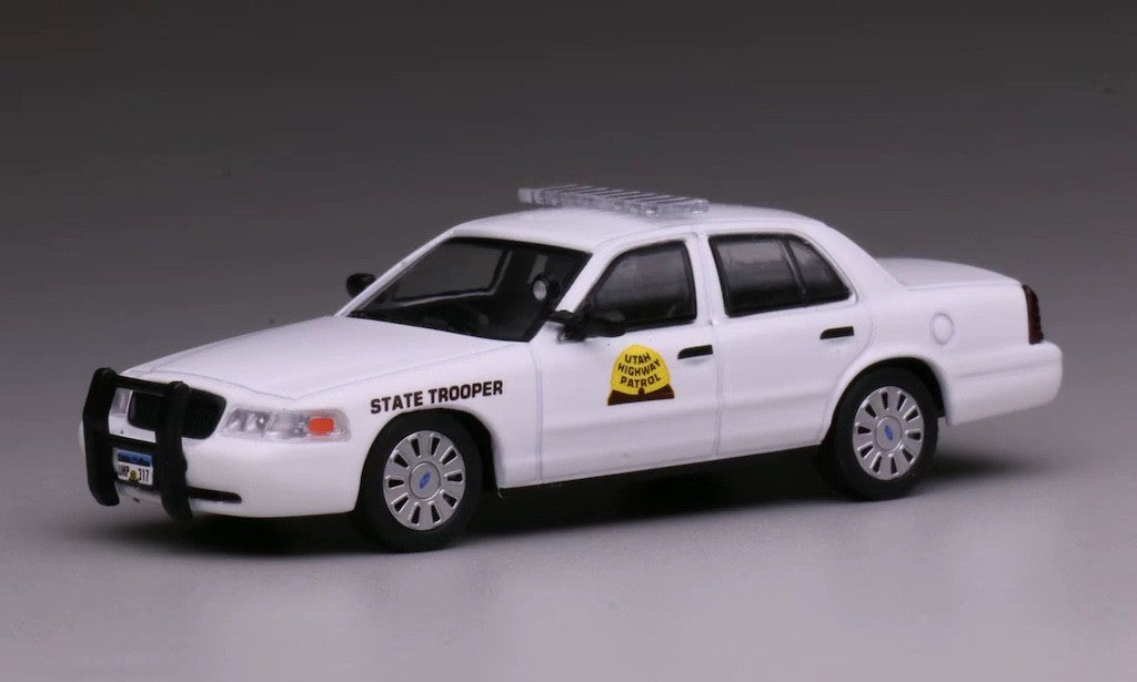 1:64 596 Utah Highway Police Crown Victoria CV Model Diecast Metal Car New Collection