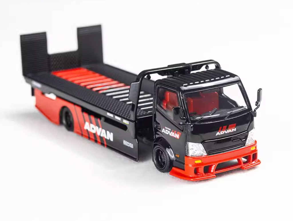 TM 1:64 Advan H300 Flatbed Transport Trailer Truck Model Diecast Metal Car New Collection