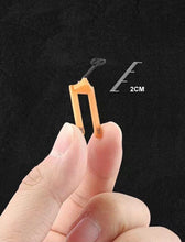 Load image into Gallery viewer, 1:64 Painted Figure Mini Model Miniature Resin Diorama Worker Man Pulling Cart
