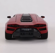 Load image into Gallery viewer, Bburago 1:24 Red Countach Lpi800-4 Open Model Diecast Metal Car New Collection
