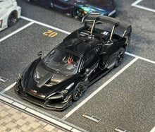 Load image into Gallery viewer, CM 1:64 Black Senna GTR Racing Sports Model Diecast Metal Car New Collection
