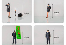 Load image into Gallery viewer, 1:64 Painted Figure Model Miniature Resin Diorama Japanese Police Officers Set
