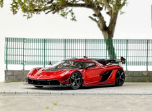 Load image into Gallery viewer, CM 1:64 Red Jesko Racing Sports Model Diecast Metal Car BN
