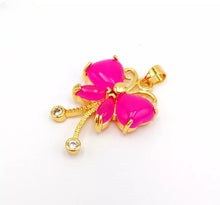 Load image into Gallery viewer, Nature Jade Butterfly Pink Pendant Necklace Gift Jewelry charm Blessing Lucky
