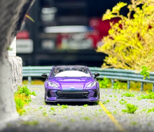 Load image into Gallery viewer, CM 1:64 Purple BRZ Varis Couple Sports Model Diecast Metal Car New Collection
