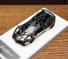 Load image into Gallery viewer, HH 1:64 Plating Black Huayra Tricolore Convertible Model Diecast Metal Car New Collection
