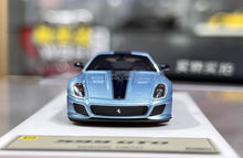 Load image into Gallery viewer, DMH 1:64 Ice Blue 599 GTO Racing Sports Model Diecast Resin Car New Collection
