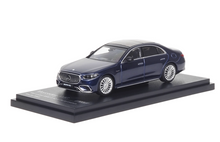 Load image into Gallery viewer, AR 1:64 Navy Blue Benz AMG S63 E Performance Sport Model Diecast Metal Car New Collection
