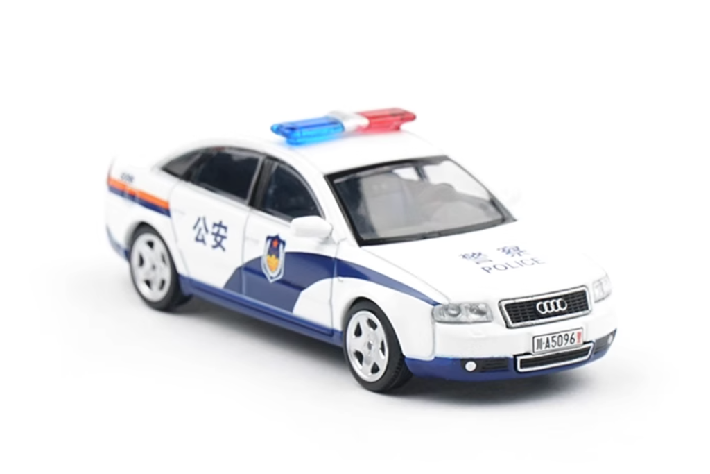 XCARTOYS 1:64 Police Classic Vintage Audi A6 C5 Sedan Model Toy Metal Car NIP