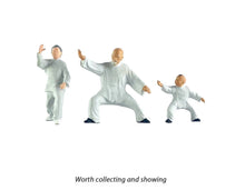 Load image into Gallery viewer, 1:64 Painted Figure Mini Model Miniature Resin Diorama Tai Chi Grandpa Grandma
