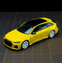 Load image into Gallery viewer, Masdi 1:64 Yellow RS6 Touring Wagon Sports Model Diecast Metal Car New Collection

