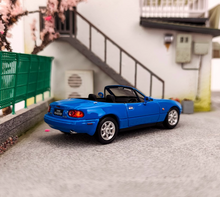 Load image into Gallery viewer, HJ 1:64 Blue JDM MX5 Miata Eunos Roadster Sports Model Diecast Metal Car New
