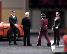 Load image into Gallery viewer, 1:64 Painted Figure Model Miniature Resin Diorama Toy Sand Bodyguard Security
