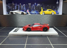Load image into Gallery viewer, NEY 1:64 Red 488 Pista Hard Top Racing Sport Model Diecast Resin Car New Collection
