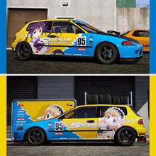 Load image into Gallery viewer, HKM 1:64 JDM Civic EG6 Spoon Hatchback Racing Sports Model Diecast Metal Car
