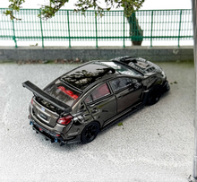 Load image into Gallery viewer, CM 1:64 Plating Black Impreza STI Varis Sports Model Diecast Metal Car New Collection
