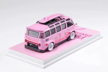 Load image into Gallery viewer, 1:64 Flame Pink VW T1 Van Camper Kombi Sports Model Diecast Metal Car New
