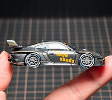 Load image into Gallery viewer, HKM 1:64 Black Carbon 911 GT3 R 992 Rennsport SKYE Model Diecast Metal Car
