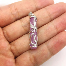 Load image into Gallery viewer, Nature Jade Phoenix Pendant Necklace Gift Jewelry charm Blessing Lucky Fortune h
