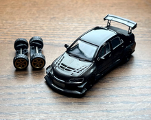 Load image into Gallery viewer, CM 1:64 Black Carbon Lancer EVO Evolution IX Sport Model Diecast Metal Car New Collection
