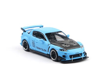 Load image into Gallery viewer, Poprace 1:64 Blue Carbon RX8 RE Sports Model Diecast Metal Car New Collection

