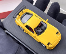 Load image into Gallery viewer, Mortal 1:64 Yellow RX-7 FD Veilside Sports Model Diecast Metal Car New Collection
