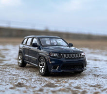 Load image into Gallery viewer, JKM 1:64 Blue Jeep Grand Cherokee SUV Off Road Vehicle Model Toy Metal Car
