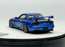 Load image into Gallery viewer, PGM 1:64 Blue JDM RX7 FD 3S Round Racing Sports Model Diecast Metal Car New Collection
