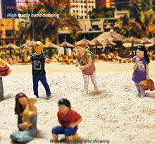 Load image into Gallery viewer, 1:64 Painted Figure Mini Model Miniature Resin Diorama Sand Kid Child Boy Girl
