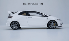 Load image into Gallery viewer, Otto 1:18 JDM White Civic Type R FN2 Mugen Sports Model Diecast Resin Car New
