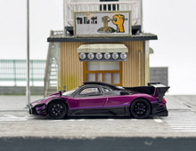 Load image into Gallery viewer, CM 1:64 Purple Zonda Revolucion REV Racing Sports Model Diecast Metal Car New Collection
