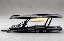 Load image into Gallery viewer, 1:64 Black Benz Actros Gigaspace Semi Trailer Truck Model Diecast Metal Car
