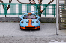Load image into Gallery viewer, SOLO 1:64 Blue 2021 911 GT3 RS 992 Gulf Sports Model Diecast Metal Car New
