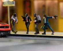 Load image into Gallery viewer, 1:64 Painted Figure Model Miniature Resin Diorama Sand Ferocious Bandit Man Toy
