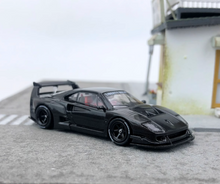 Load image into Gallery viewer, Inno 1:64 Black Carbon F40 LM LBWK Racing Sports Model Diecast Metal Car New
