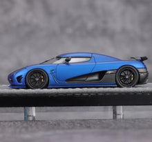 Load image into Gallery viewer, GRYNING 1:64 Matte Blue Agera R Racing Sports Model Diecast Resin Car New Collection
