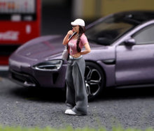 Load image into Gallery viewer, 1:64 Painted Figure Model Miniature Resin Diorama Toy Sand Trendy Fashion Girl
