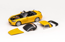 Load image into Gallery viewer, MH 1:64 Yellow JDM S2000 AP2 DIY Racing Sports Model Diecast Metal Car New Collection
