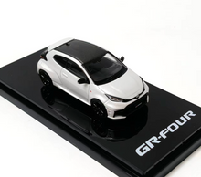 Load image into Gallery viewer, HJ 1:64 JDM White GR Yaris RZ Sports Model Diecast Metal Car New Collection
