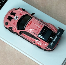 Load image into Gallery viewer, SOLO 1:64 Pink 2021 911 GT3 RS 992 #23 Sports Model Diecast Metal Car
