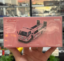 Load image into Gallery viewer, CC 1:64 Pink H300 #23 Custom Tow Flatbed Truck Model Diecast Metal Car New Collection

