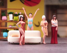 Load image into Gallery viewer, 1:64 Painted Figure Model Miniature Resin Diorama Sand Girl Lady Pretty Modern
