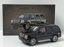 Load image into Gallery viewer, Masdi 1:64 Black 2005 Escalade Full Size SUV Sport Model Diecast Metal Car BN
