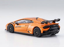 Load image into Gallery viewer, MINIGT 1:64 Orange Lamborghini Huracan Sto Racing Sports Model Toy Metal Car 511
