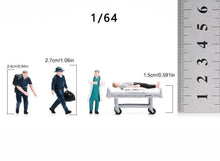 Load image into Gallery viewer, 1:64 Painted Figure Model Miniature Resin Diorama Sand Rescue Medical Personnel
