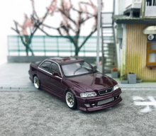 Load image into Gallery viewer, Tarmac 1:64 JDM Purple Chaser JZX100 VERTEX Sports Model Diecast Metal Car New
