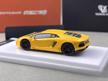 Load image into Gallery viewer, VA 1:64 Yellow Aventador LP700-4 Sports Model Diecast Metal Car New Collection
