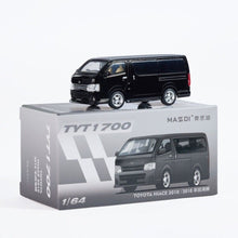 Load image into Gallery viewer, Masdi 1:64 2010 Black Hiace Mini Van MPV Sports Model Diecast Metal Car New Collection
