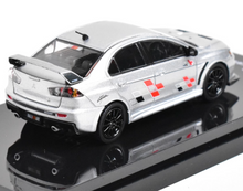 Load image into Gallery viewer, Hobby Japan 1:64 Silver Lancer EVO X 10 Ralliart Model Diecast Metal Car New Collection
